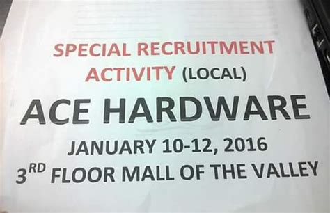 ACE HARDWARE in SM City Tuguegarao .